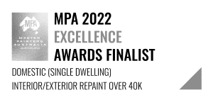 MPA award 2022 hour interior/exterior repaint 